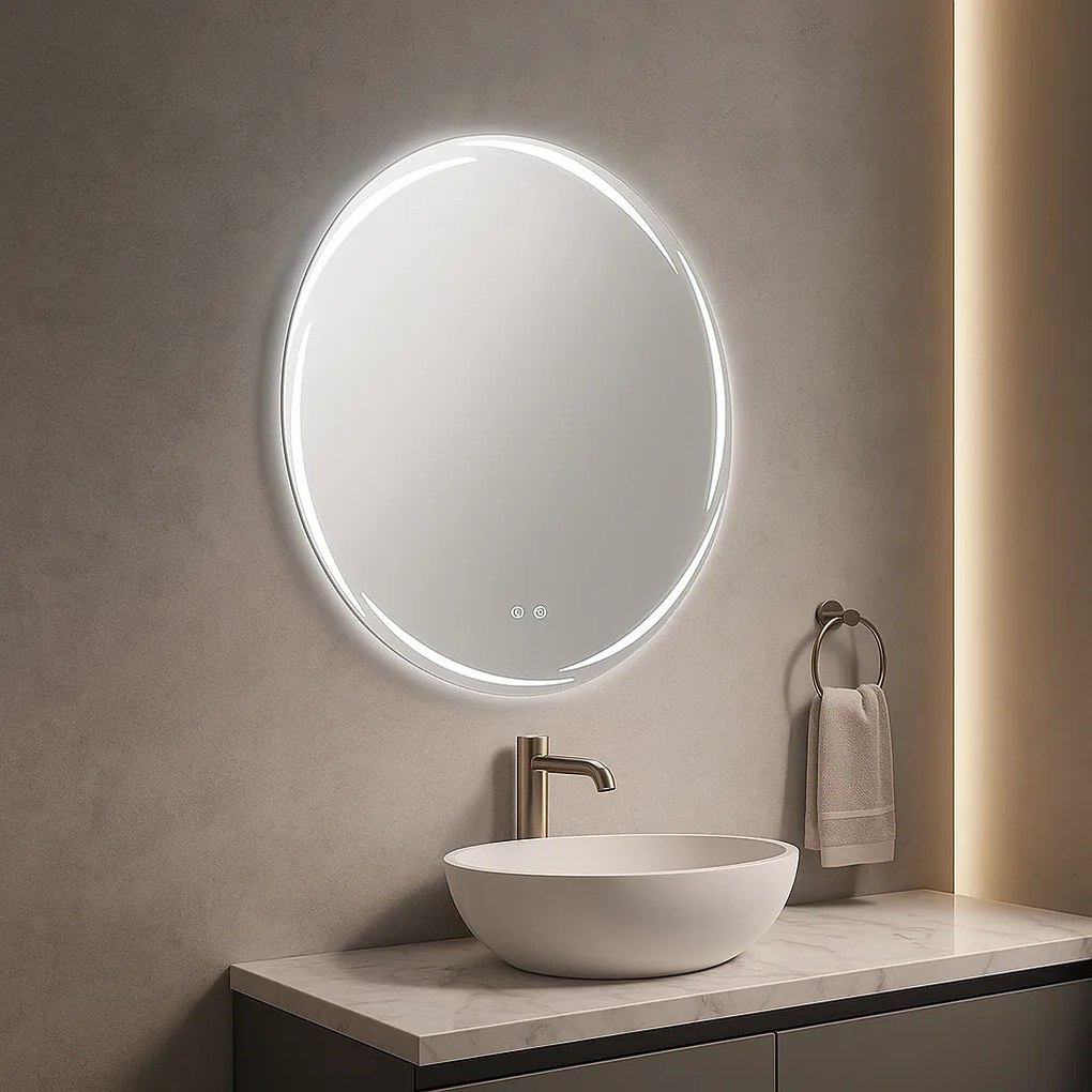 Noela Okrúhle zrkadlo s LED podsvietením CIRCO 80