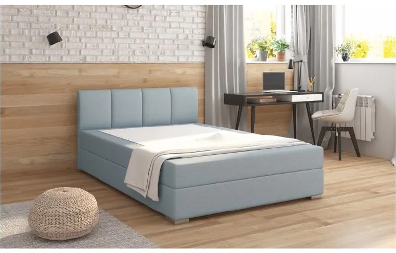 Kondela Boxpringová posteľ, RIANA KOMFORT, 120x200, mentolová