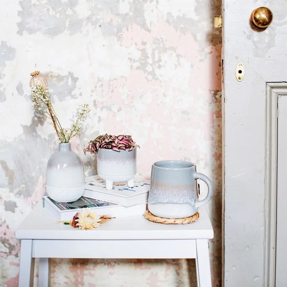 Sivý kameninový hrnček Sass &amp; Belle Mojave, 360 ml