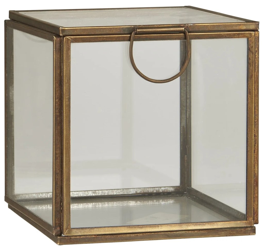 Ib Laursen Sklenený úložný box Metal