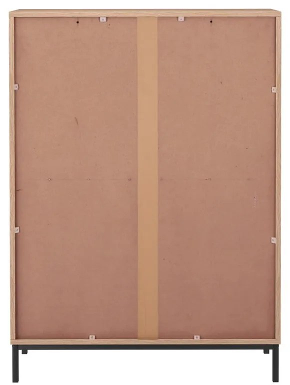 Skrinka v dekore duba v prírodnej farbe 80x110 cm Celine - Støraa