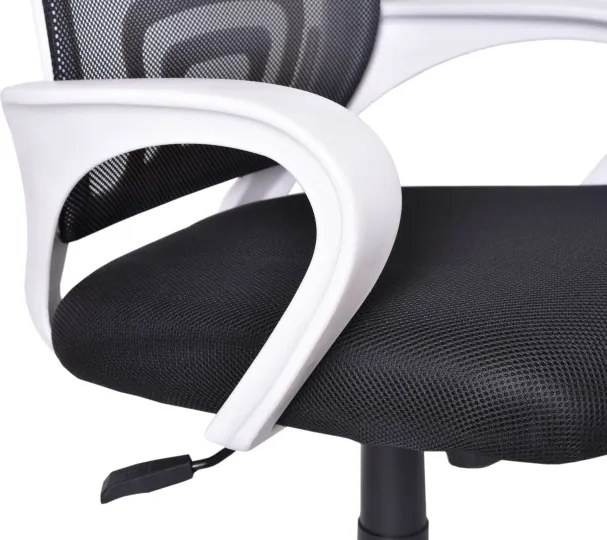 Kancelárska stolička BIANCO čierna / biela