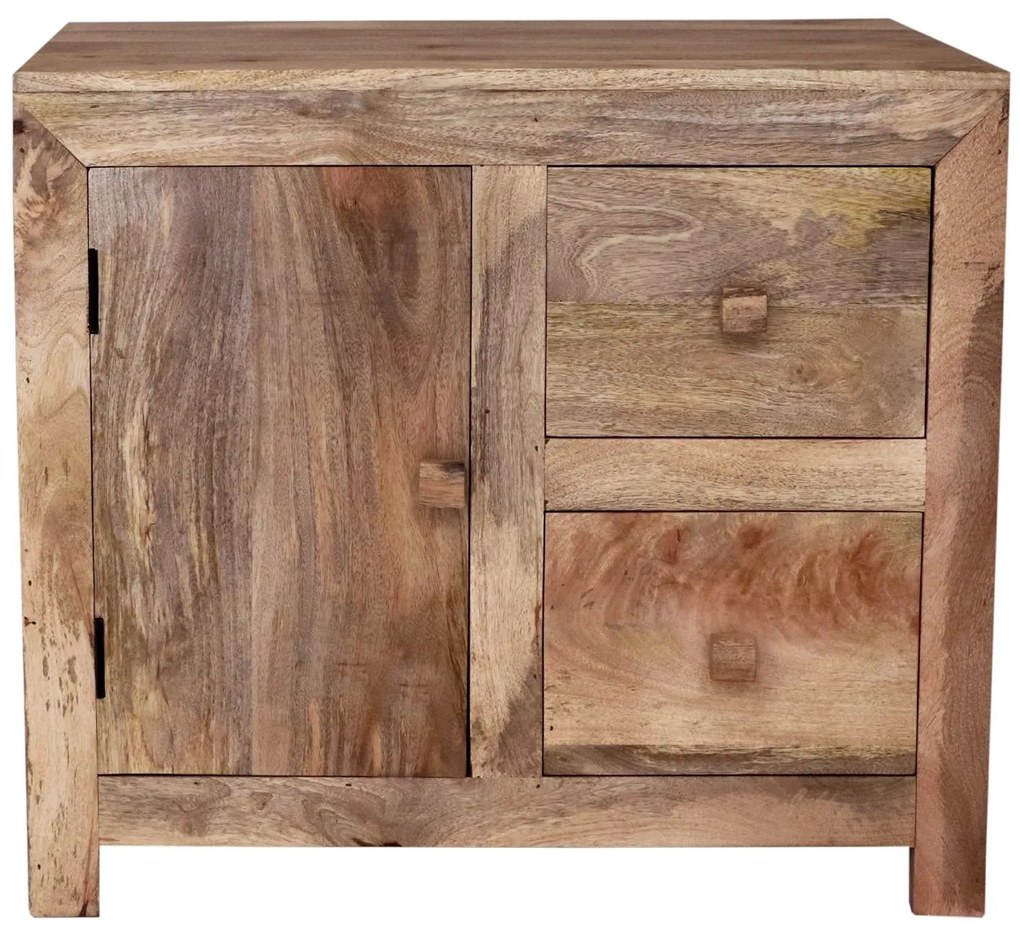 furniture-nabytek.cz - Masívna skrinka pod umývadlo 80x70x45 z mangového dreva