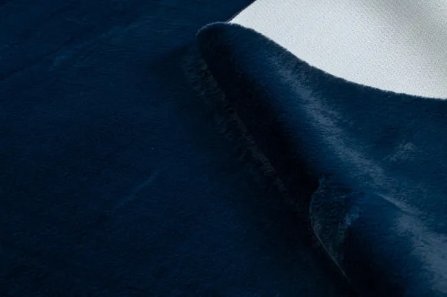 Protišmykový koberec POSH Shaggy navy granát plyš