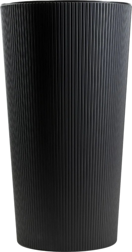 PLASTOVÝ KVETINÁČ URBANIKA ECO 75X41 CM ČIERNA