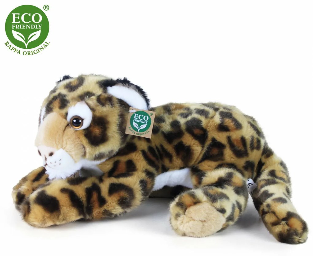 Plyšový leopard ležiaci 40 cm ECO-FRIENDLY