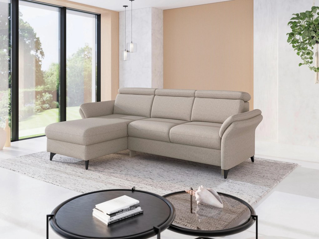 XXXLutz ROHOVÁ SEDAČKA, textil, taupe Sit & More - Sedačky - 000144025876