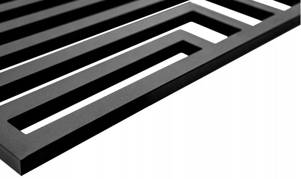 Regnis Kreon Zenit, vykurovacie teleso 1600x550 mm, 721W, čierna matná, KZ160/55/BLACK/PD