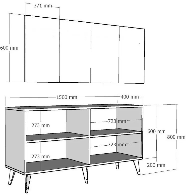 Skrinka Isil White and Gold