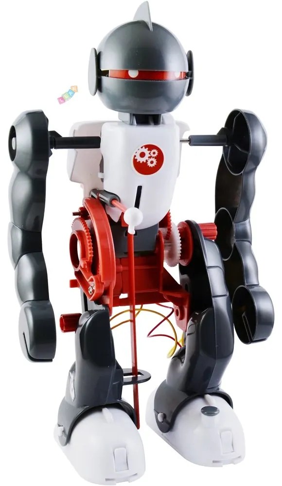 LEAN TOYS Robot súprava na zhotovenie čierno-biely