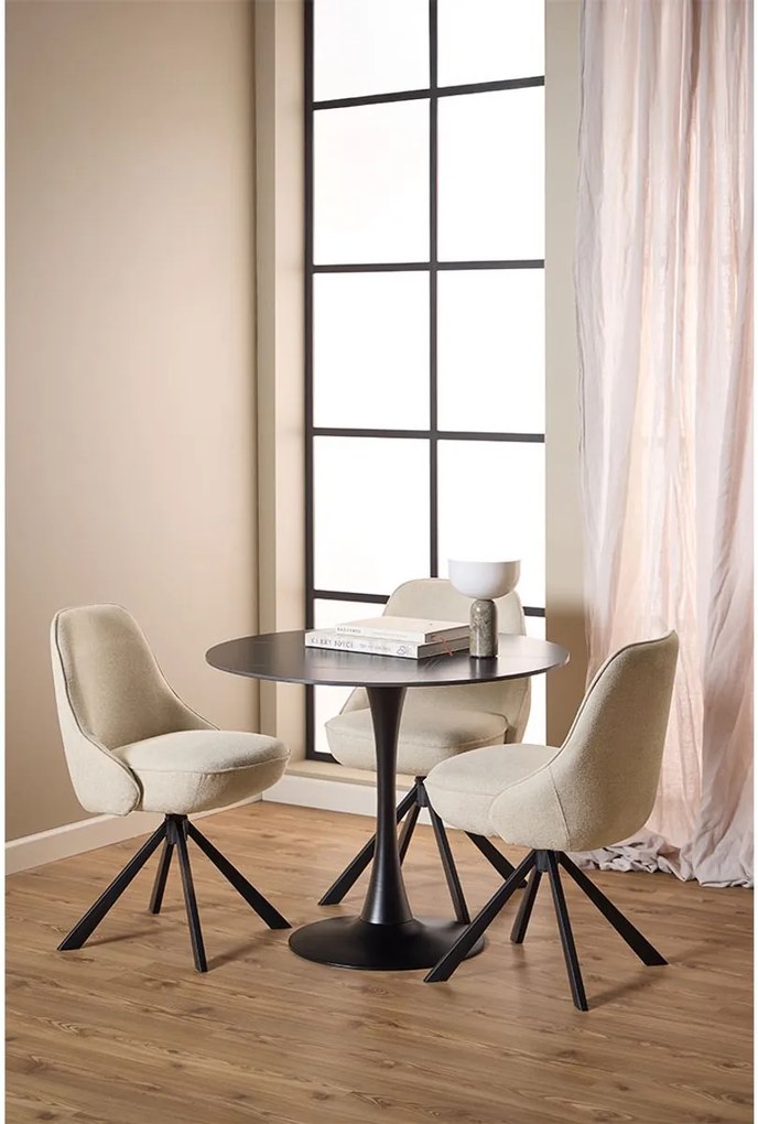 Otočná jídelní židle Carlton béžová