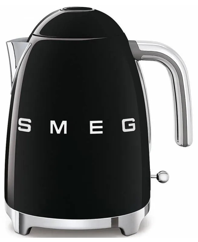 SMEG 50's Retro Style rychlovarná kanvica 1,7l čierna KLF03BLEU, čierna