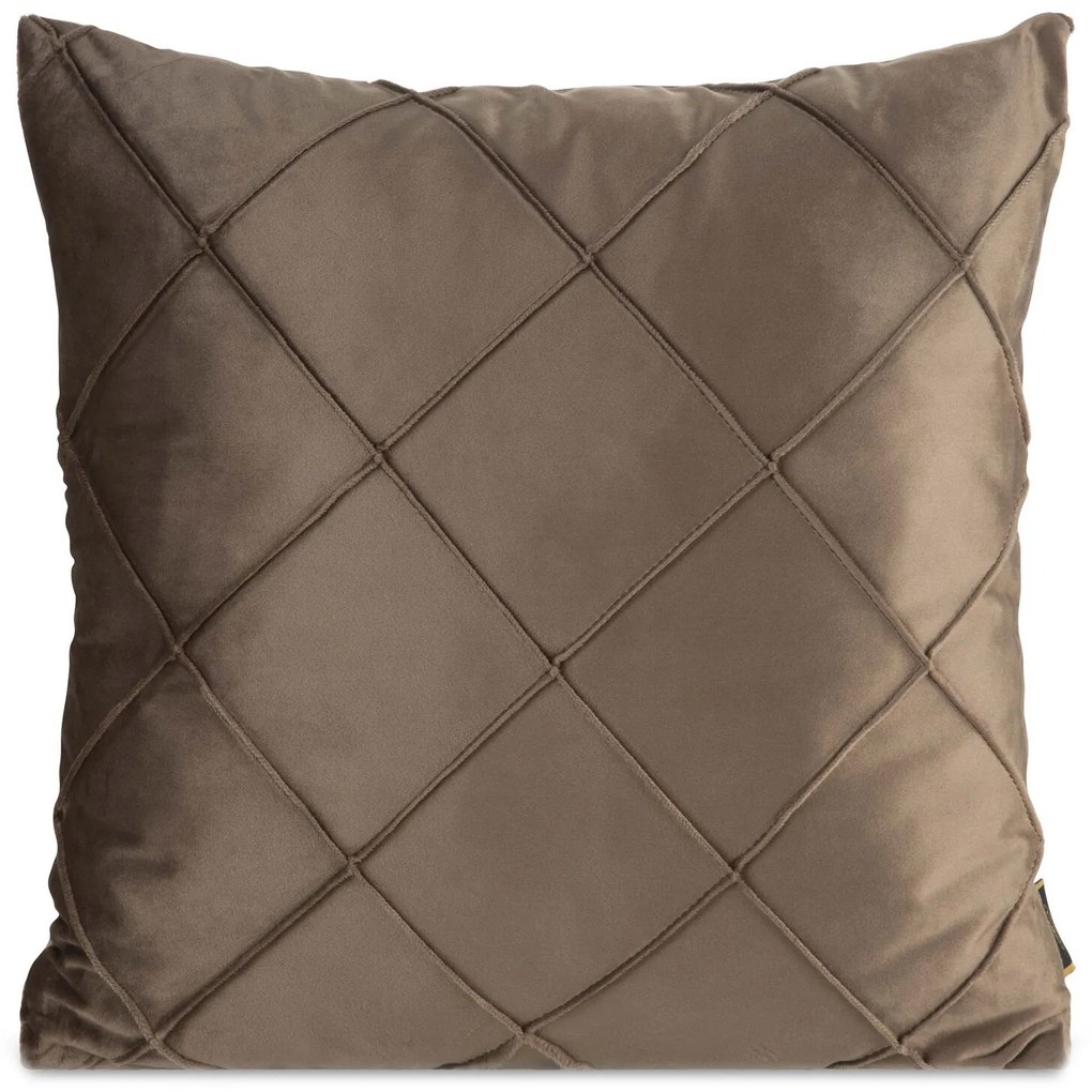 DEKORAČNÁ OBLIEČKA NA VANKÚŠ NALA 2 45X45 CM TMAVOBÉŽOVÁ