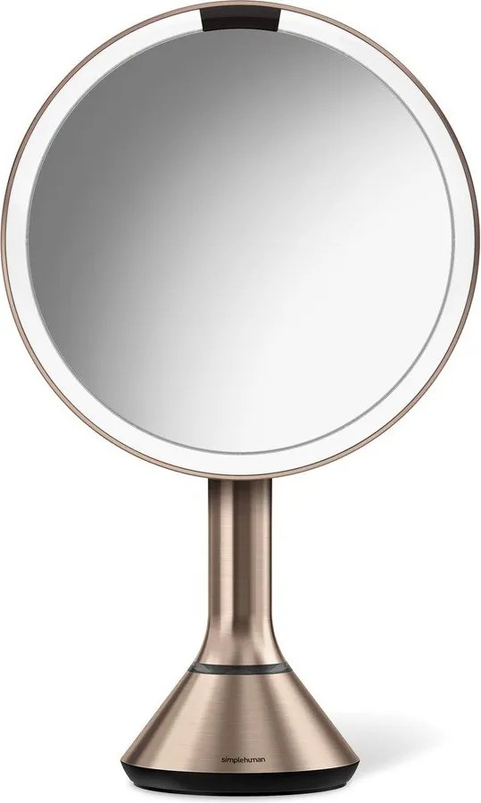 Kozmetické zrkadlo s osvetlením/zväčšovacie (5x) ø 20 cm Sensor – simplehuman