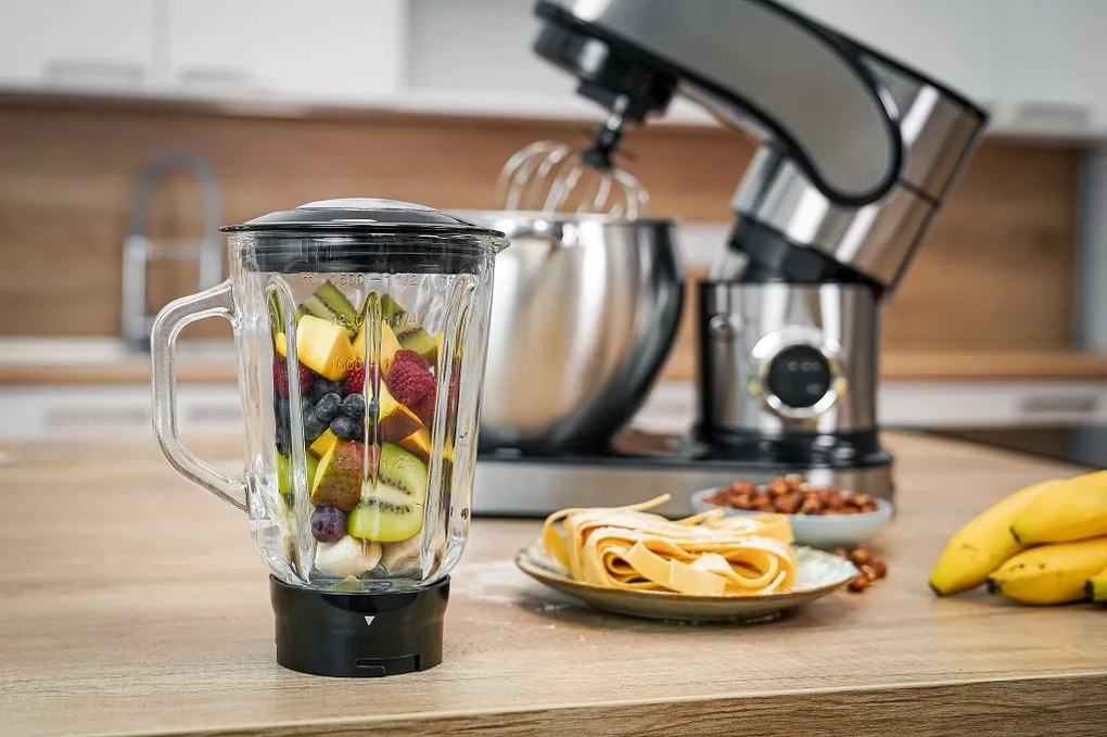 Celokovový kuchynský robot BestBerg BBR-20S / 2500 W / 10 l / 12 rýchlostí