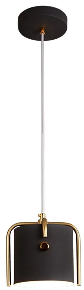 Toolight Toolight, Stropné svietidlo APP934-1CP Elegent Black, čierna-zlatá, OSW-03233