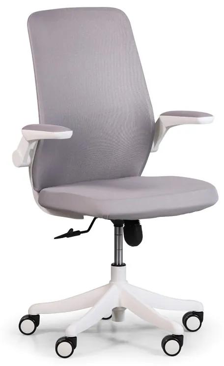 Kancelárska stolička so sieťovaným operadlom BUTTERFLY 1+1 ZADARMO, sivá