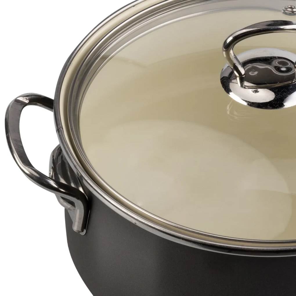 Lamart LT1281 Smaltovaná panvica Hard 24 cm, 6 l