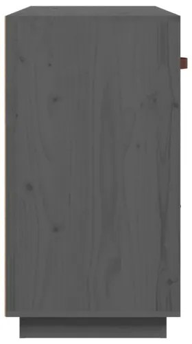 vidaXL Komoda sivá 100x40x75 cm borovicový masív-