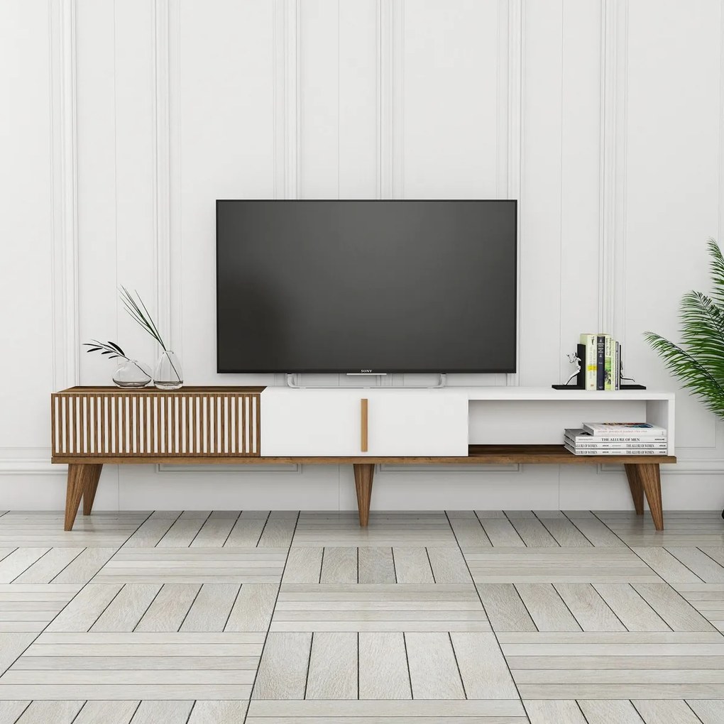 TV stolík Milan Alt White