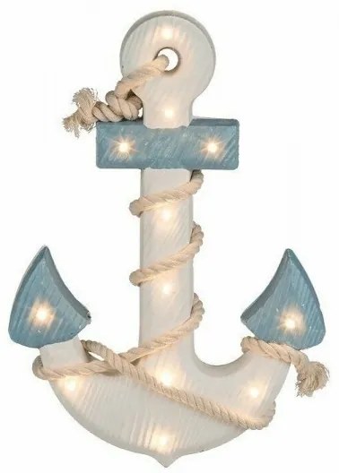 Dekoračná kotva s LED 33 cm