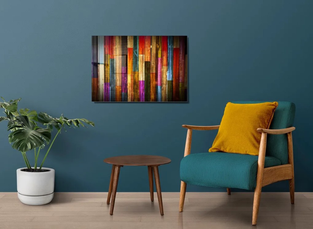 Obraz FAREBNÉ DREVO 70 x 100 cm