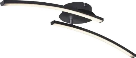 Stropné LED osvetlenie Tansy 59 cm, čierne%