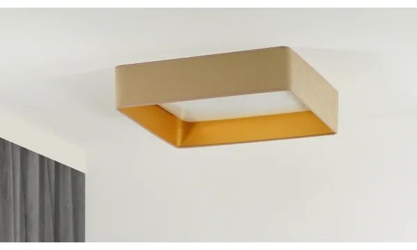 Brilagi-LED Stmievateľné svietidlo VELVET SQUARE LED/36W/230V Wi-Fi Tuya+DO béžová