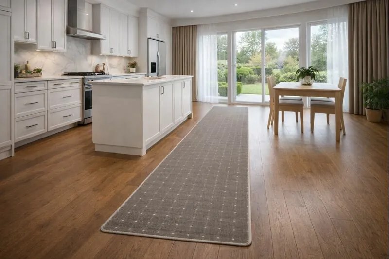 Condor Carpets, Koberec behúň na mieru Udinese hnedý, šíre 90 cm, hnedá, chodba / predsieň