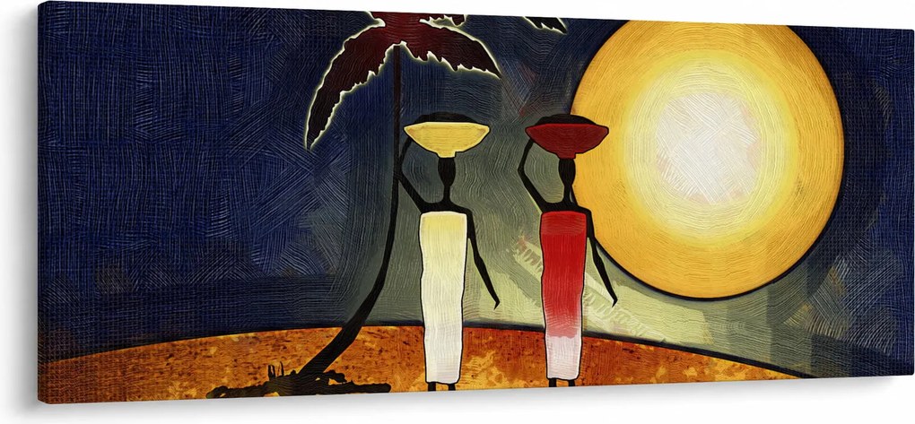 Obraz starovekej maľby (120x50 cm)