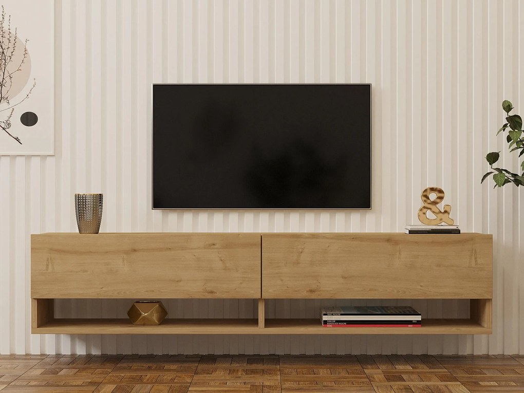TV stolík/skrinka Sotata (dub zafírový) . Vlastná spoľahlivá doprava až k Vám domov. 1095547