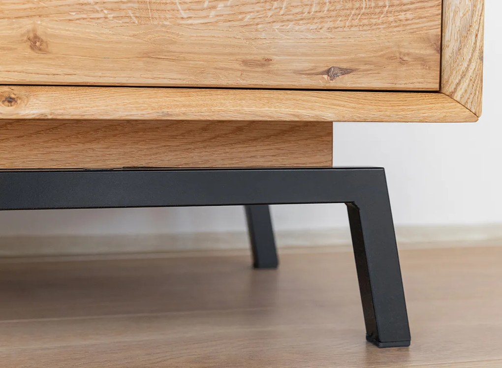 PROXIMA.store - Moderný dubový TV stolík 2.1 - MODERN LOFT FARBA: dub, ROZMER: dĺžka TV stolíka 200 cm