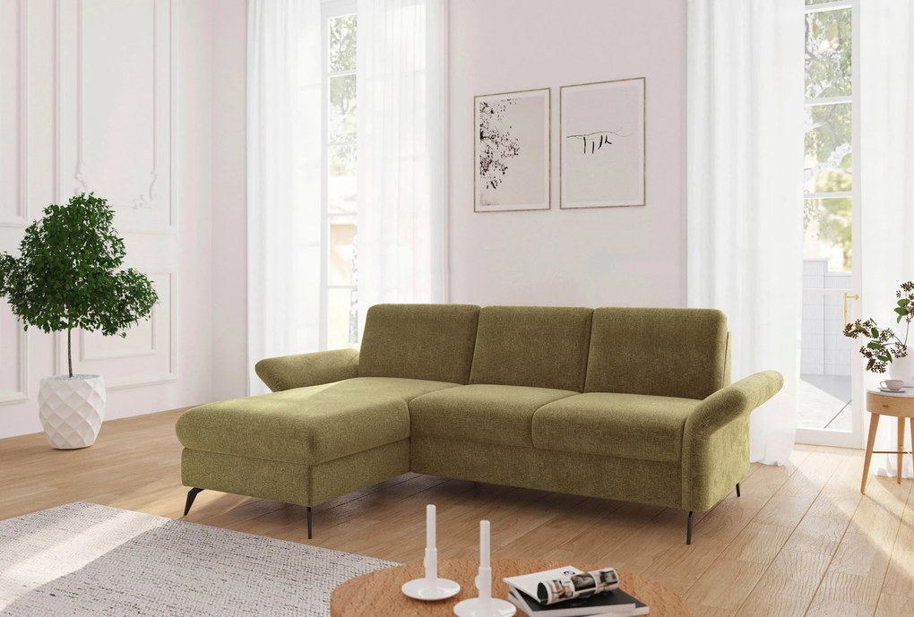 XXXLutz ROHOVÁ SEDAČKA, textil, olivovozelená Sit & More - Sedačky - 00014401614W