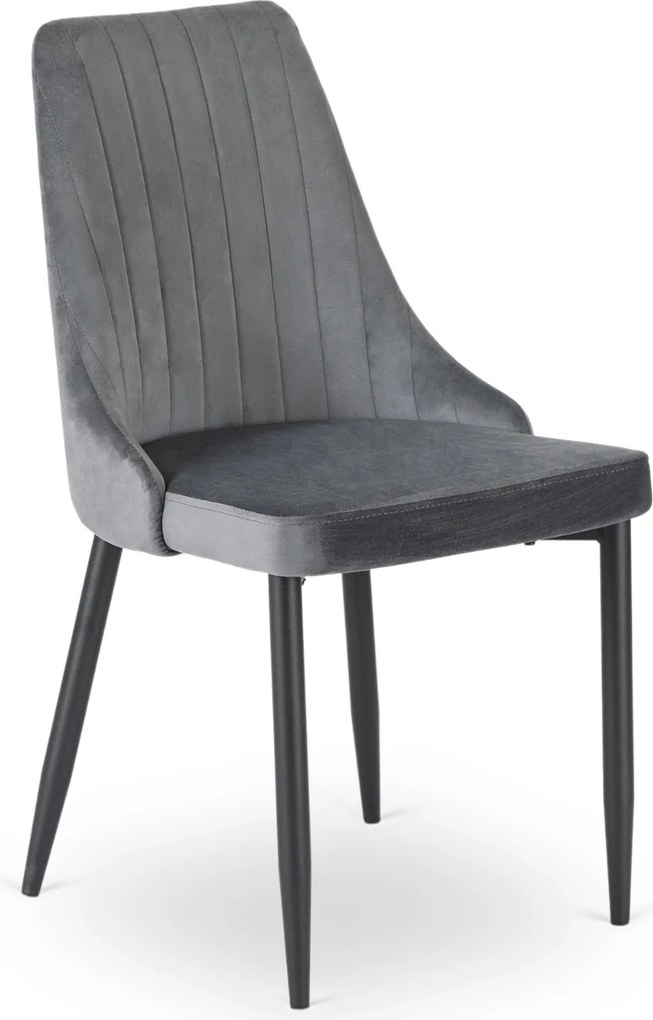 Jedálenská stolička BARI, šedá