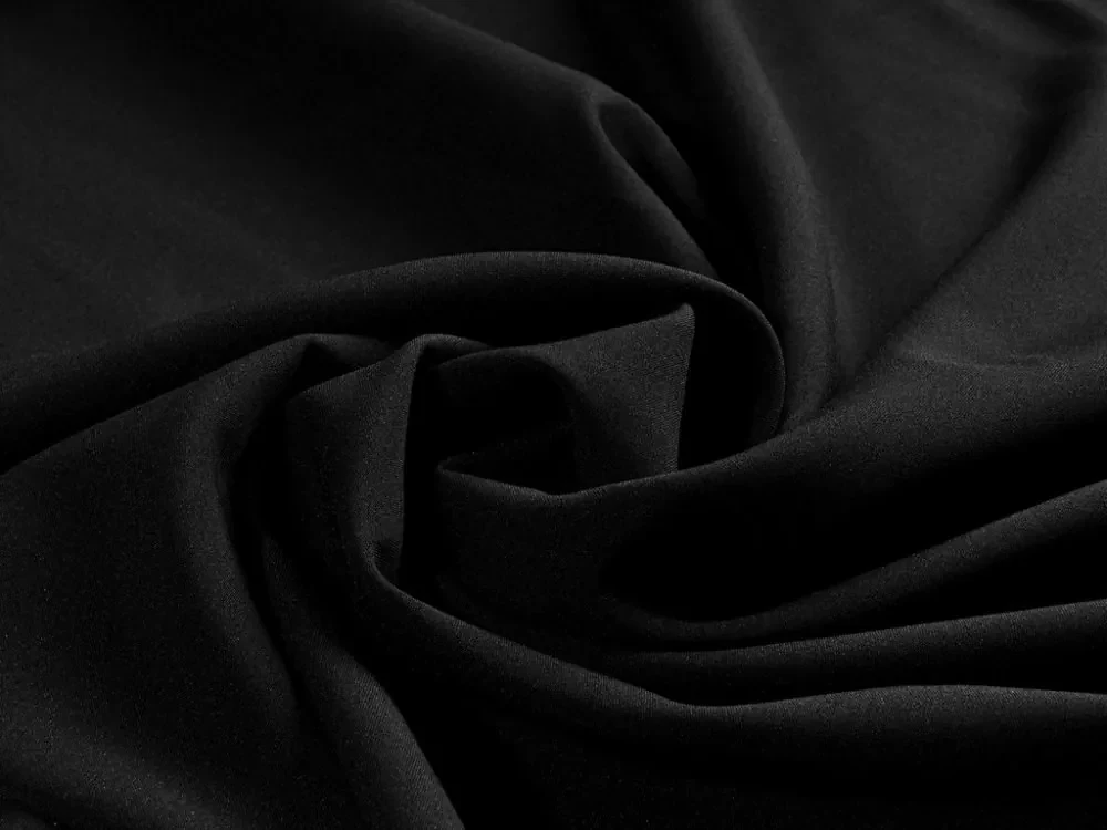 Biante Dekoračný oválny obrus Rongo RG-014 Čierny 140x220 cm