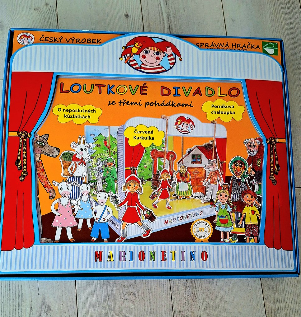 MARIONETINO Divadlo pre deti Trojrozprávka Červená čiapočka