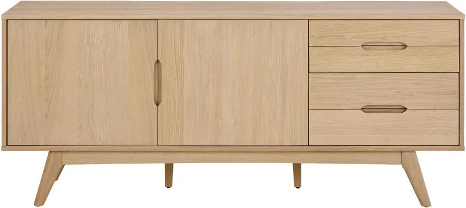 Komoda Marte 180 cm dub bielený