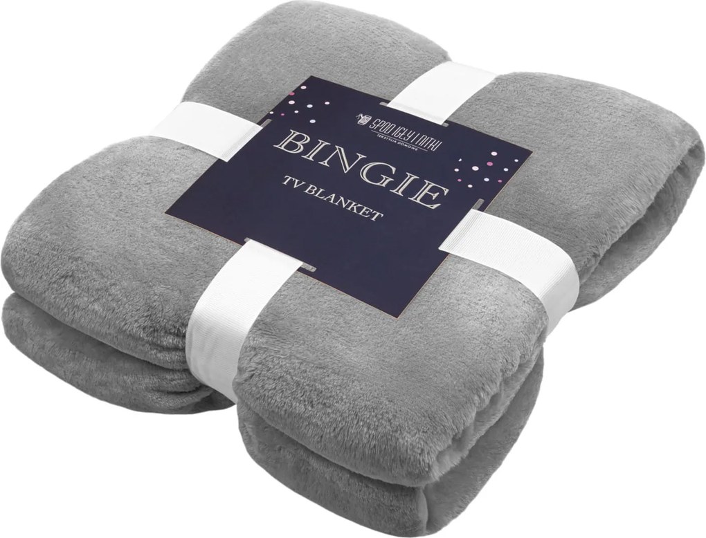 Deka TV BINGIE sivá