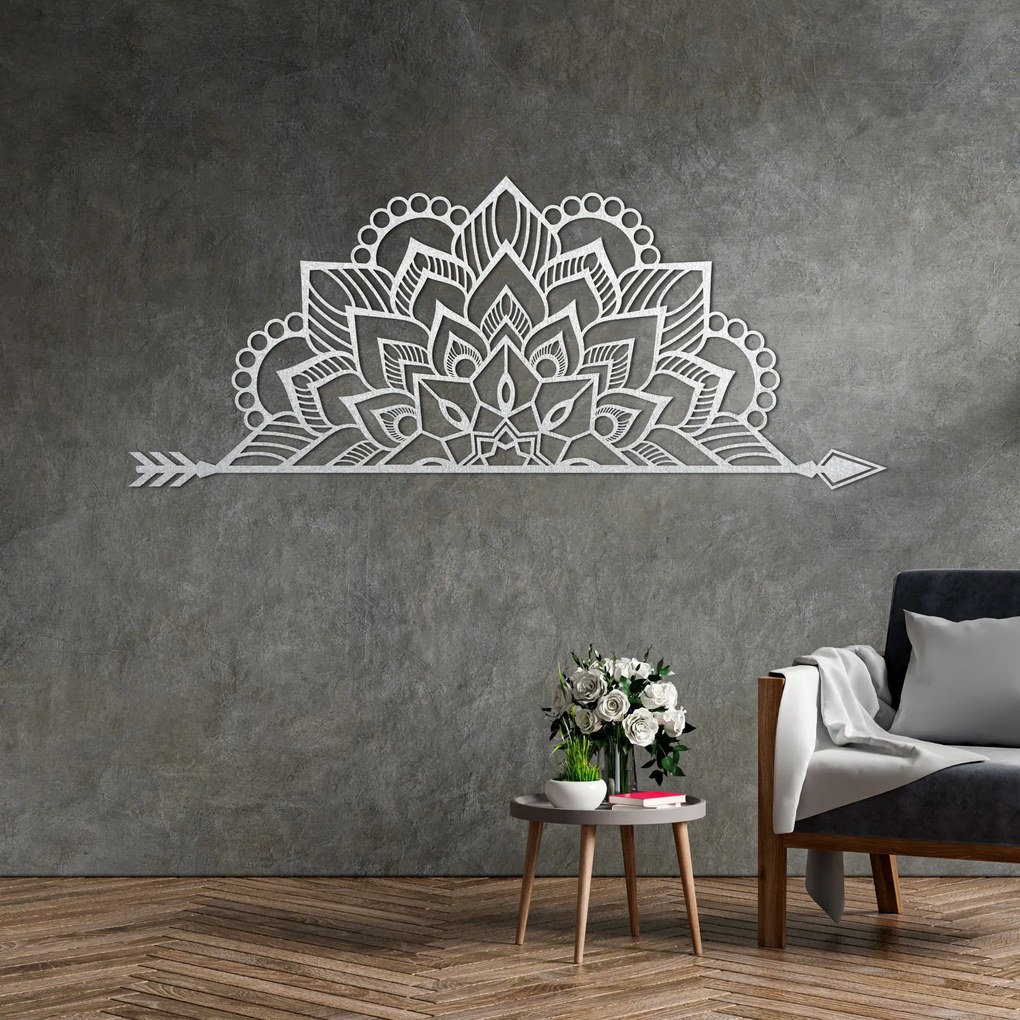 Mandala drevená na stenu - ARONGE: Preglejka Topoľ - Honey 3071 60 x 25 cm 4455-91853 PR0492