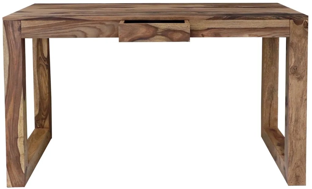 furniture-nabytek.cz - Drevený písací stôl z masívu palisander 110x55x76
