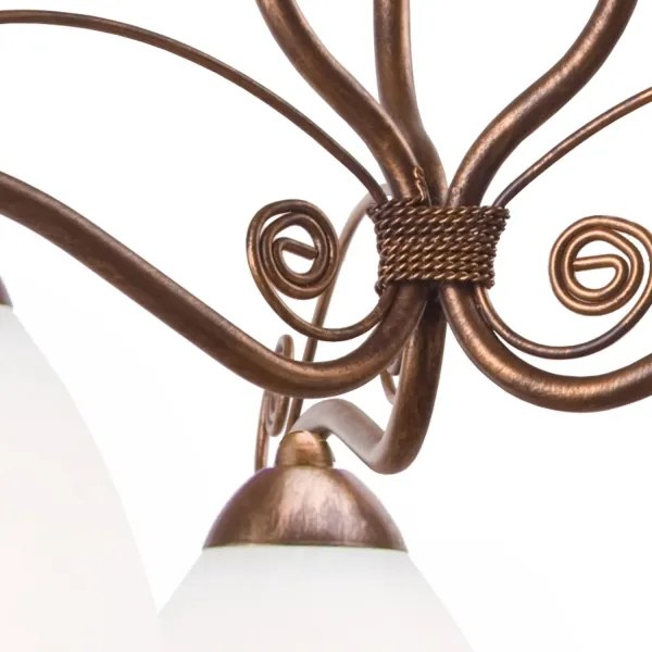 Brilagi - LED Luster na reťazi ANTICO 3xE27/60W/230V bronz patina