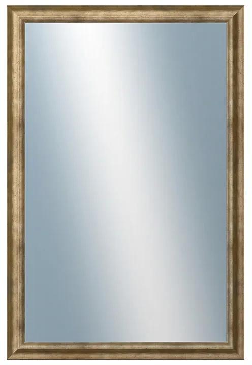 DANTIK - Zrkadlo v rámu, rozmer s rámom 40x60 cm z lišty TRITON biely bronz (2140)