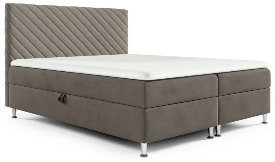 Čalúnená posteľ boxspring TEX 2 - fresh 17 / 160x200