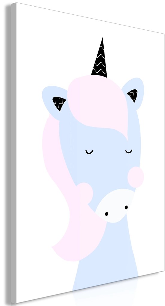 Artgeist Obraz - Sweet Unicorn (1 Part) Vertical Veľkosť: 20x30, Verzia: Premium Print