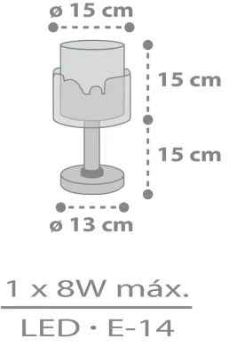 Dalber 61681N - LED detská lampička BABY TRAVEL 1xG4/4W/230V pestrofarebná