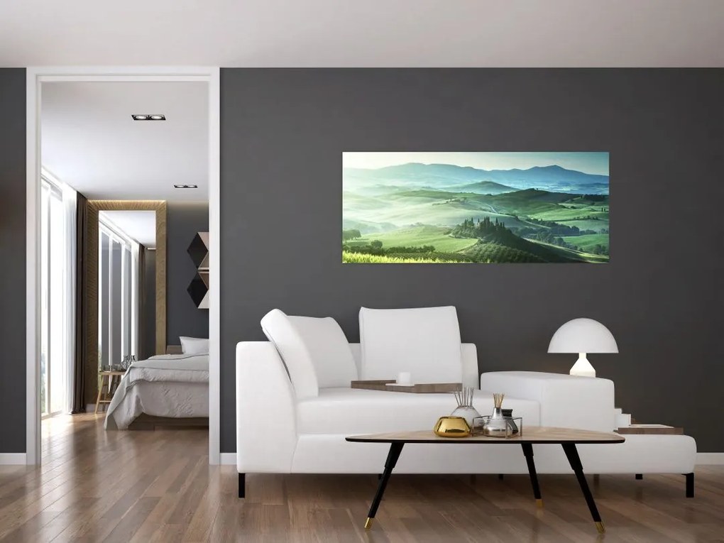 Obraz - Toskánsko, Taliansko (120x50 cm)