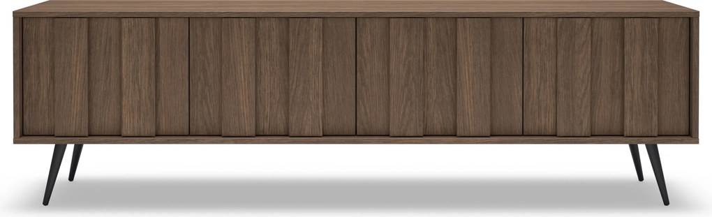 TV skrinka Flaro 184 cm s osvetlením - dub dunin