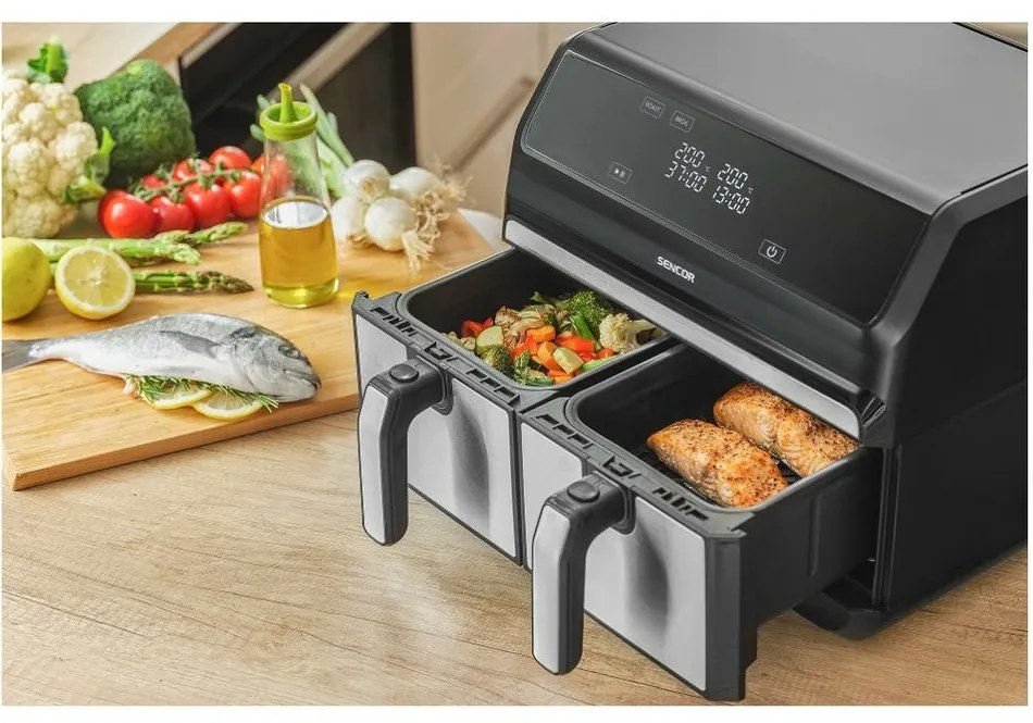 Sencor SFR 9500SS teplovzdušná fritéza