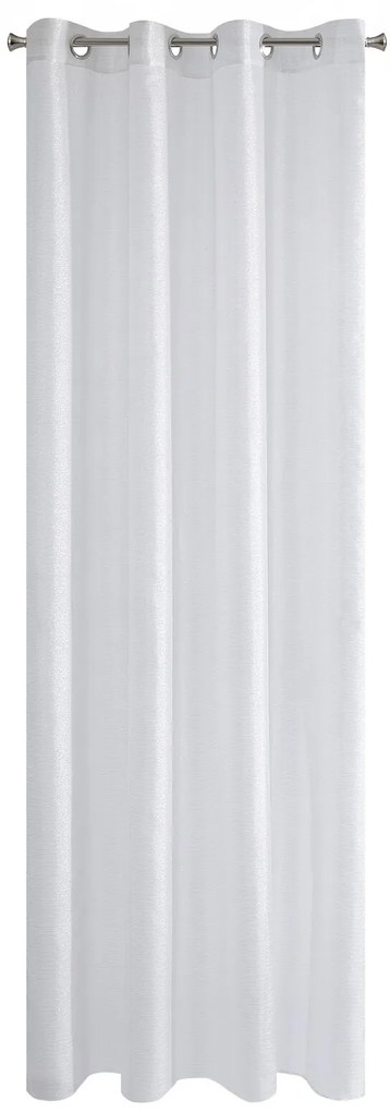 ZÁCLONA NA KRÚŽKOCH ARLONA 140X250 CM BIELA