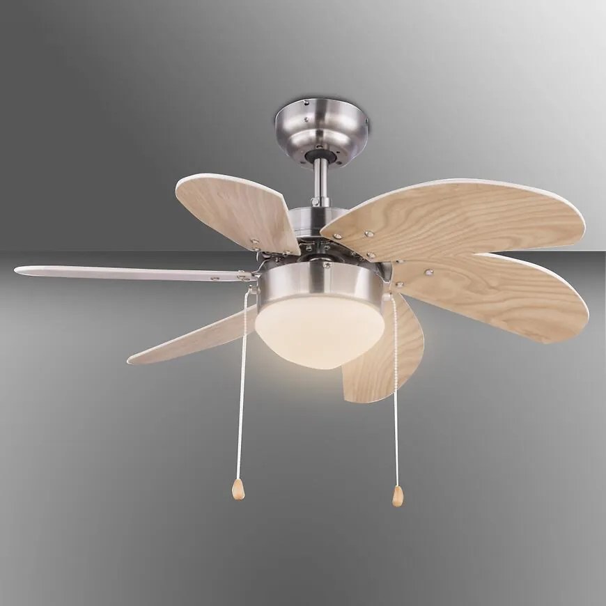 Stropný ventilátor s osvetlením  03301 1*E14 PL1